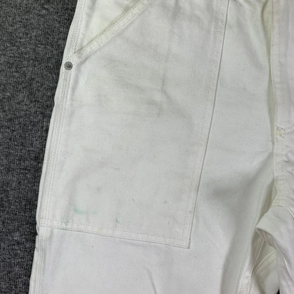 Alex Mill Painters Jeans Men 34x30 Pant White Denim Carpenter